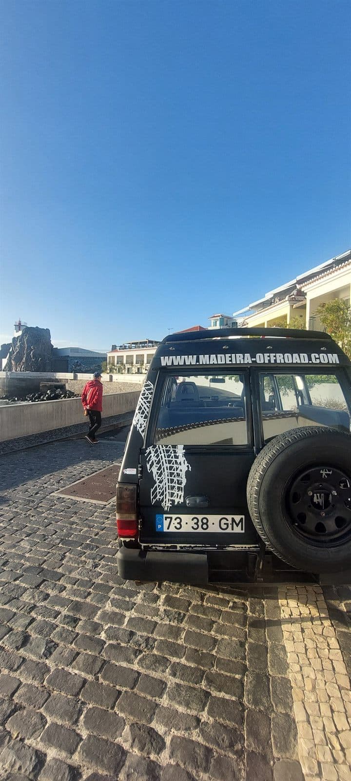 Nissan Patrol parked on the Funchal seafront