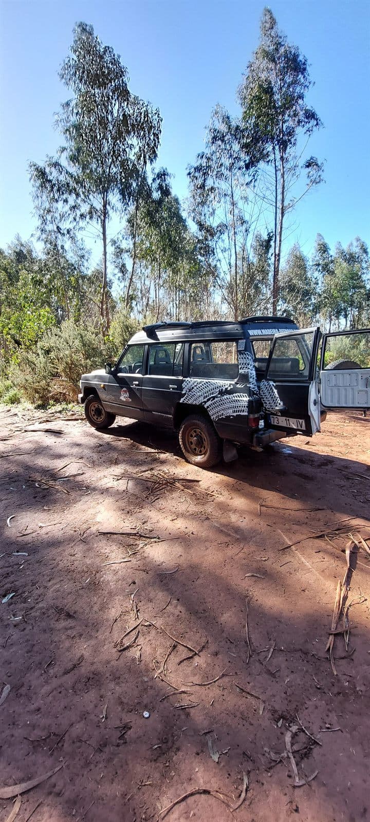 Nissan Patrol on a forest off-road track