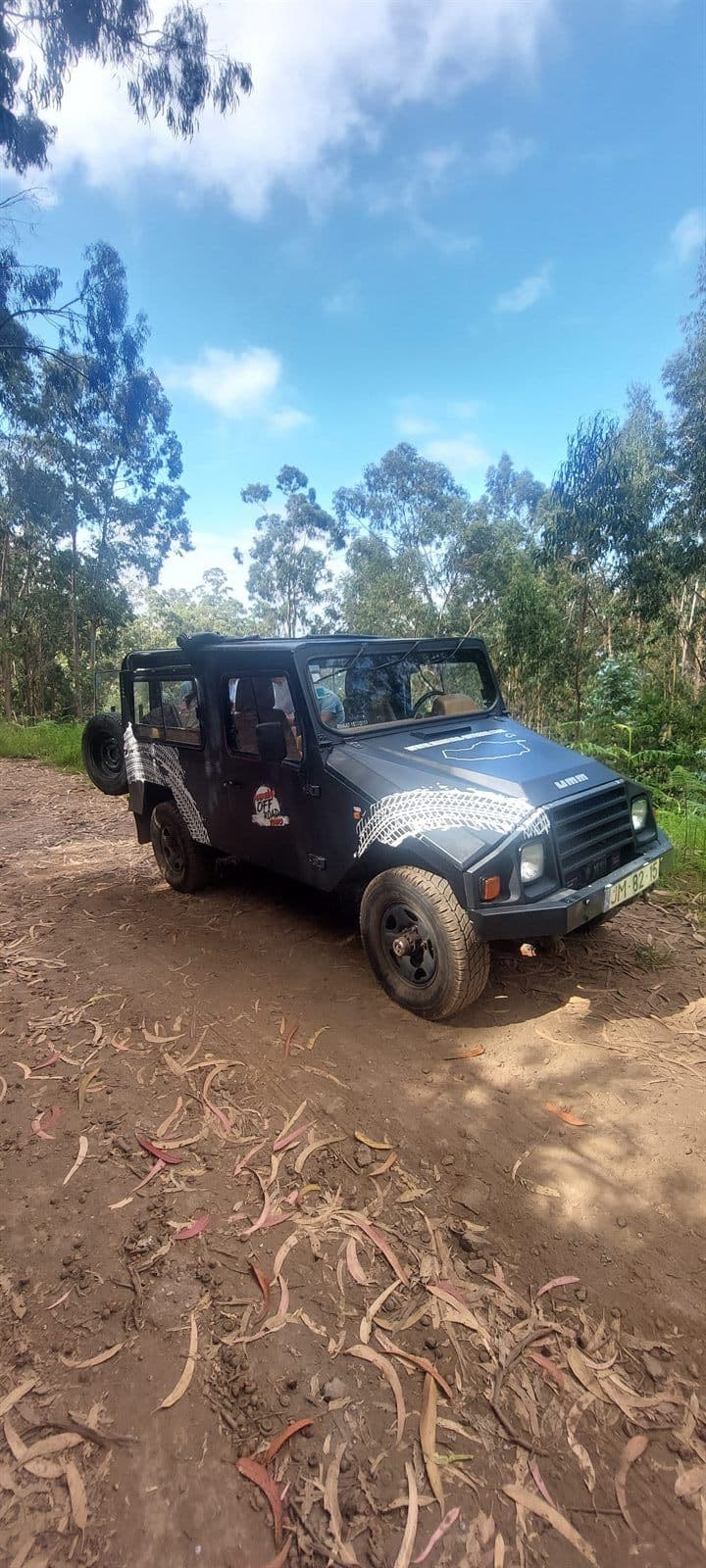 UMM Alter on a mountain dirt road